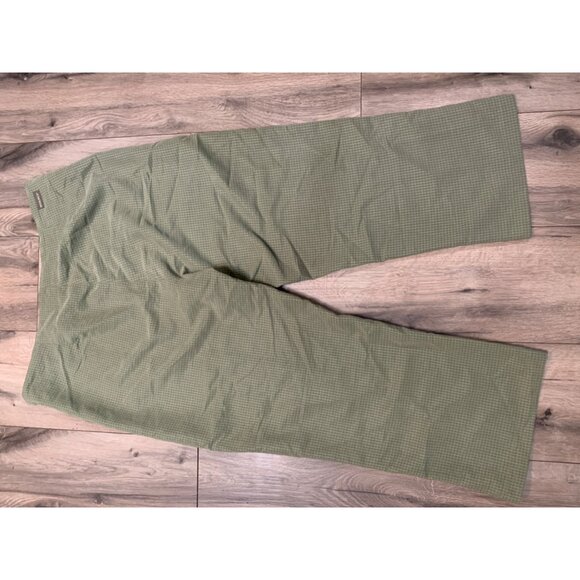 Woolrich Women’s 14 Sage Plaid Checkered Pants Style #1044 Polyester Blend Flat - Picture 4 of 6